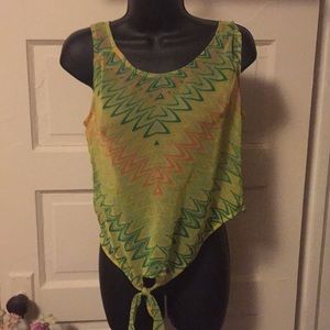 Super sheer crop top🏝